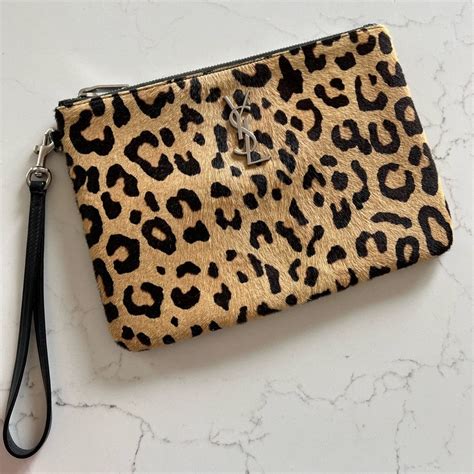 ysl cheetah clutch|ysl clutch and evening.